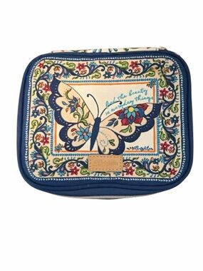 Brighton butterfly garden travel jewelry case organizer colorful nature eclectic